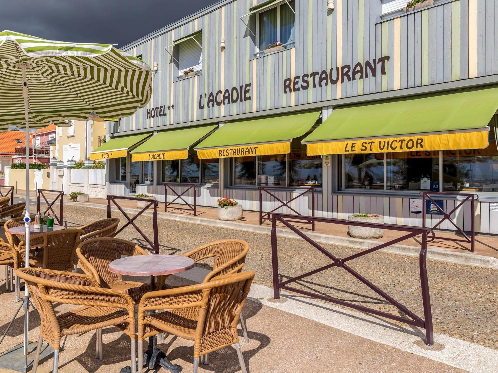 Acadie Saint Victor - Hotel Restaurant - Face Mer - Chatelaillon Plage Экстерьер фото